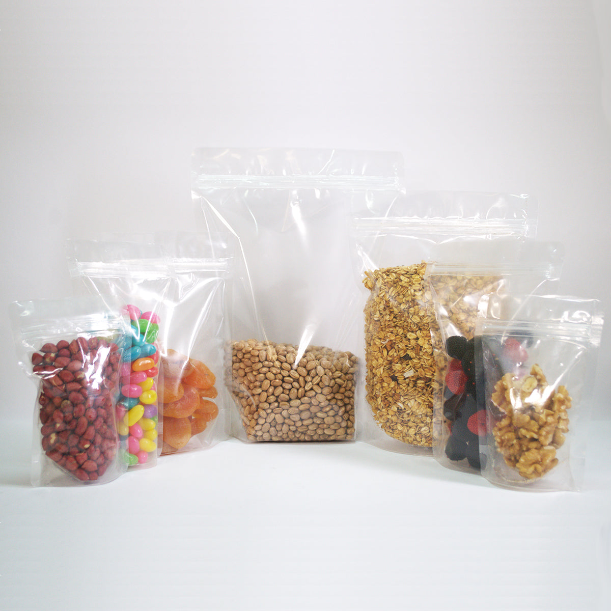 Saco Stand Up Pouch Transparente 20,5x27,5 cm