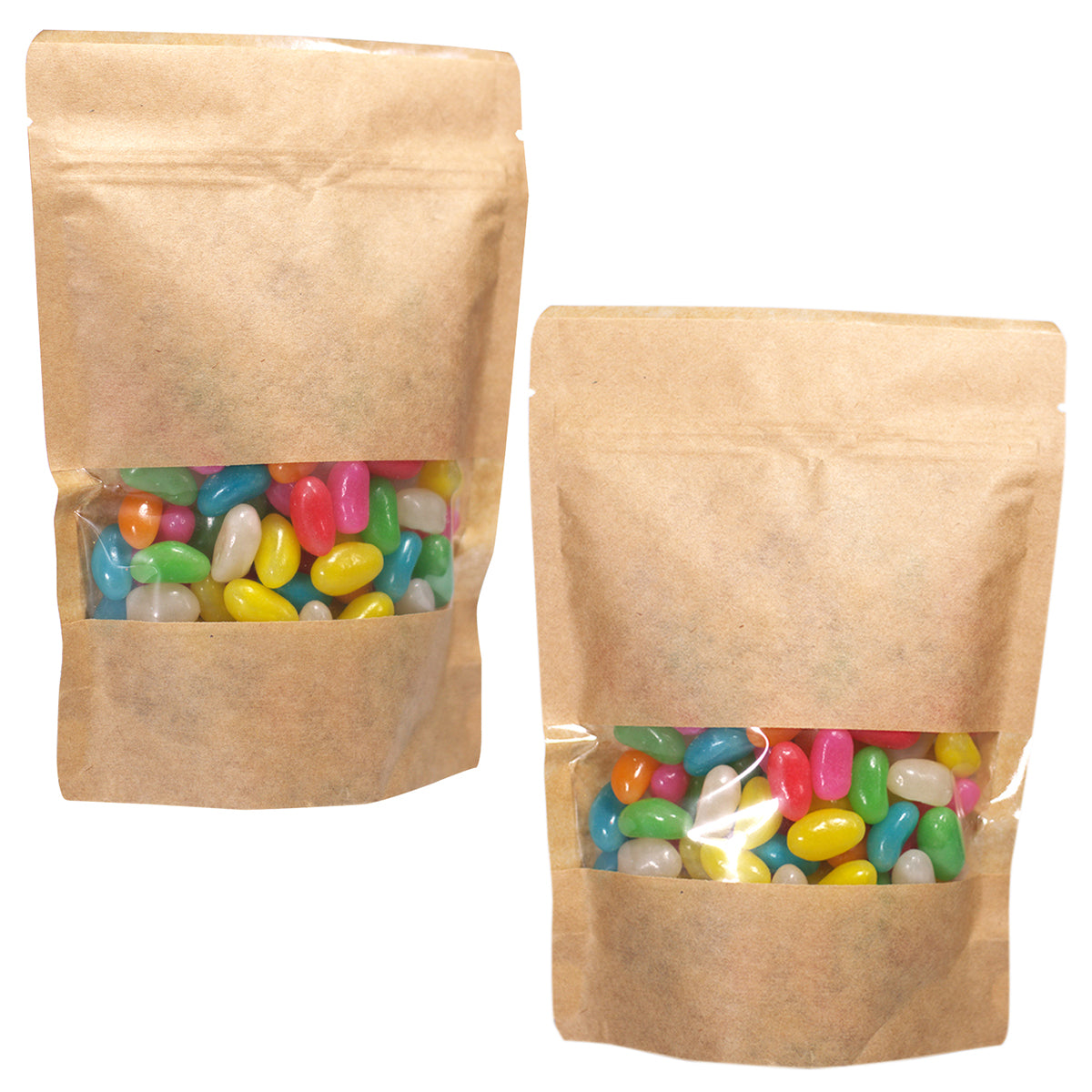 Saco Stand Up Pouch com Kraft Visor - 14x19,5 cm