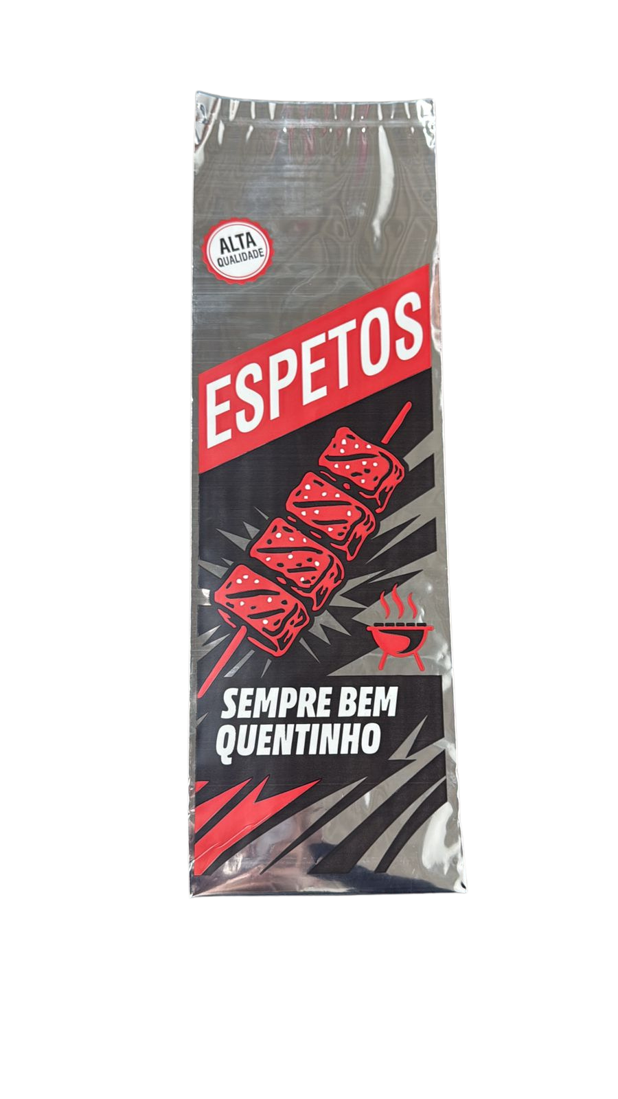 Embalagem Térmica Para Espetinho Quente e Saboroso