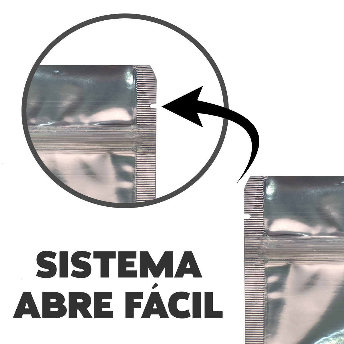 Saco Stand Up Pouch Metalizado 20,5x27,5 cm