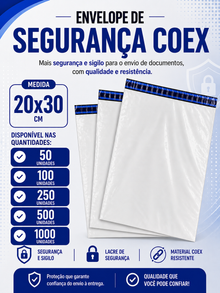 Envelope de Segurança para Correios - 20x30 cm