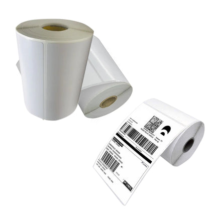 Rolo Com 500 Etiquetas Termicas 10x15 cm Serrilhada Para Impressora Térmica