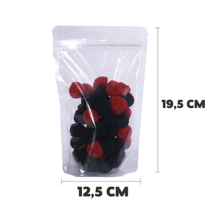 Saco Stand Up Pouch Transparente 12,5x19,5 cm