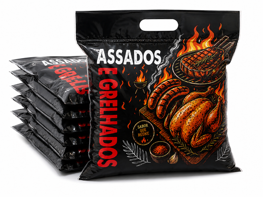 Embalagem Térmica Para Assados E Grelhados Fecho Zip - Até 3 Kgs