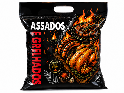 Embalagem Térmica Para Assados E Grelhados Fecho Zip - Até 3 Kgs