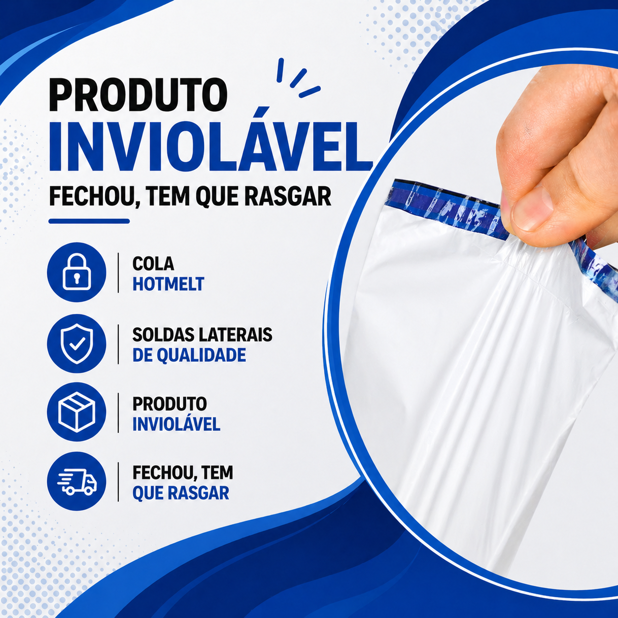 Envelope de Segurança para Correios - 32x40 cm