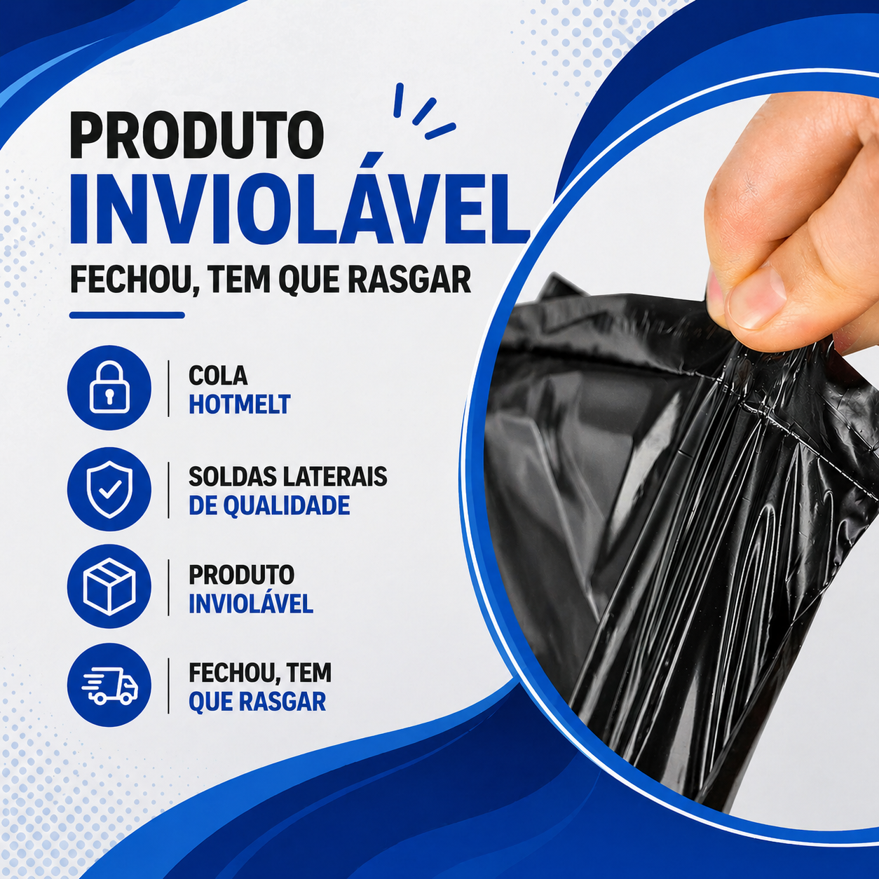 Envelope de Segurança Reciclado - 19x25 cm