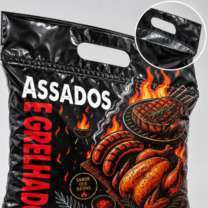 Embalagem Térmica Para Assados E Grelhados Fecho Zip - Até 3 Kgs