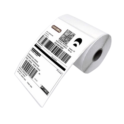 Rolo Com 500 Etiquetas Termicas 10x15 cm Serrilhada Para Impressora Térmica