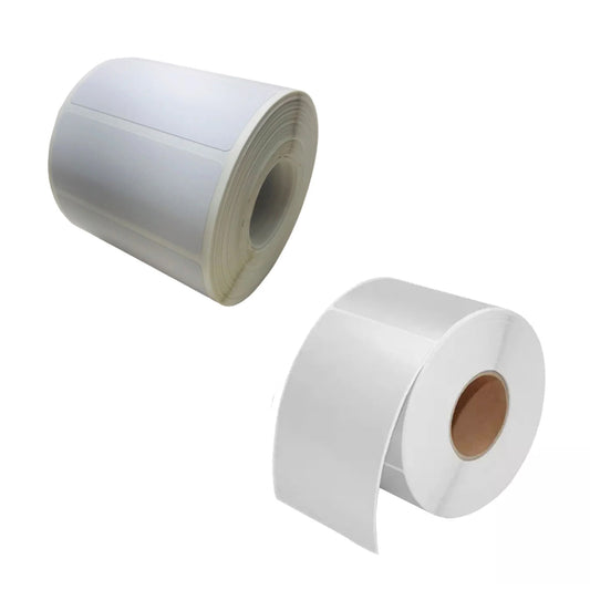 Rolo Com 500 Etiquetas Termicas 10x15 cm Serrilhada Para Impressora Térmica