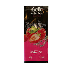 Embalagem para Gelo de Saborizado - Sabor Morango