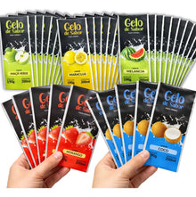Kit de Embalagens para Gelo Saborizado -1250 Unidades - Vários Sabores